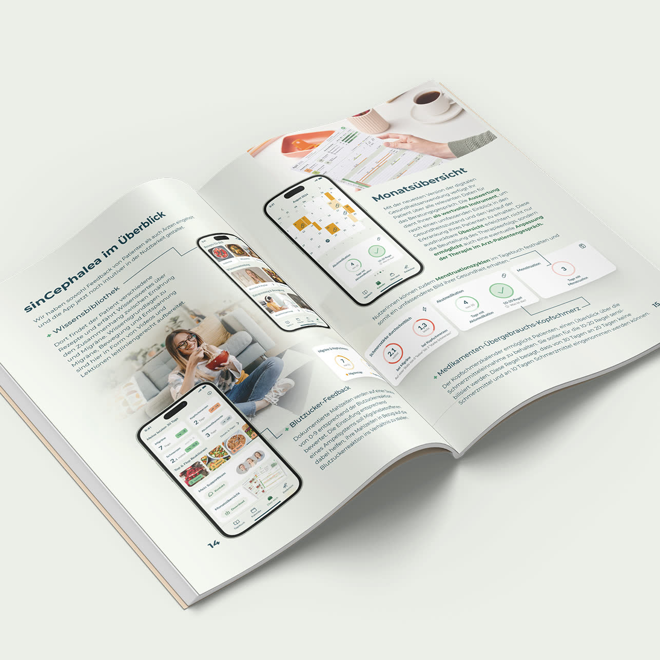 sinCephalea – Cross-Media Design