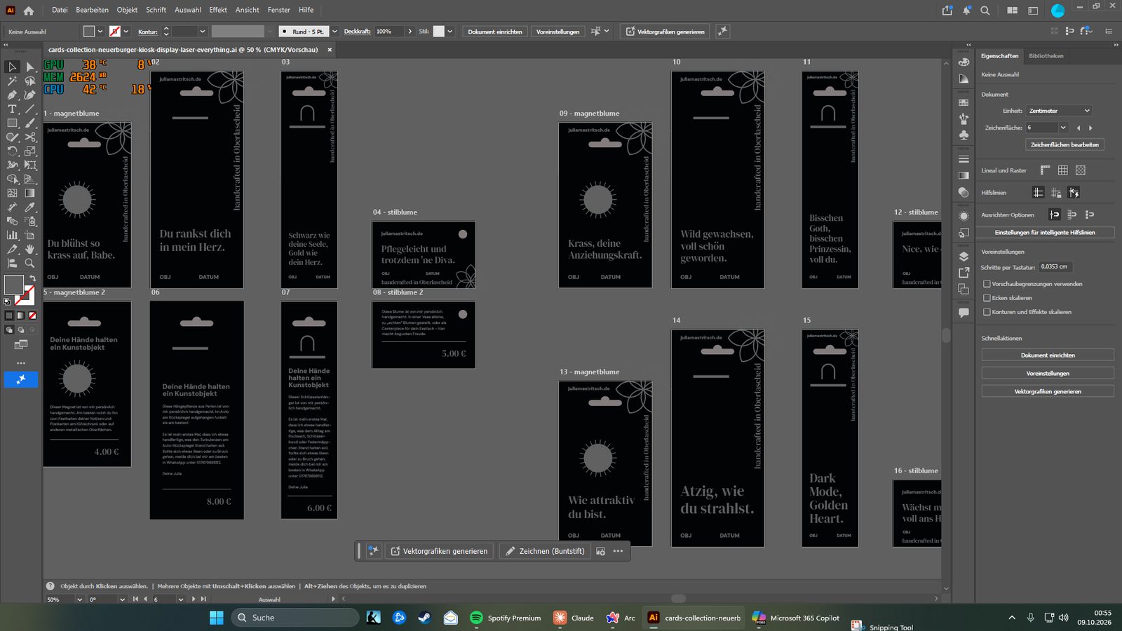 Druckdaten der Backdrops im Layoutprogramm